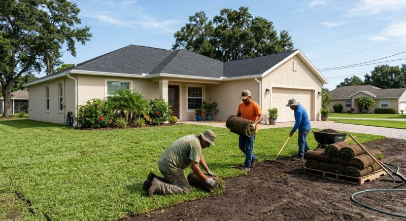 Ryegrass Sod Installation in Ventura County, CA
